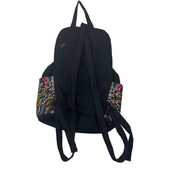 Boho Embroidered Backpack Purse - Picture 8 of 15